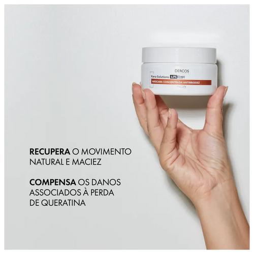 DERCOS DERCOS – KERA-SOLUTIONS MÁSCARA CONCENTRADA ANTIRRIGIDEZ – CABELOS DANIFICADOS