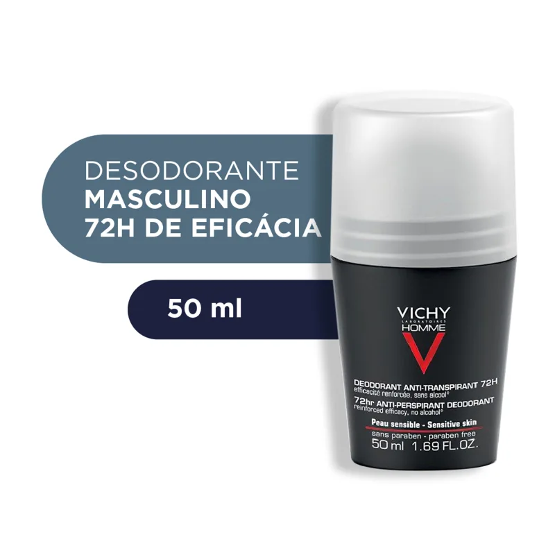 Vichy Homme Extreme Control Anti Perspirant 72h – Desodorante Roll-on 50ml