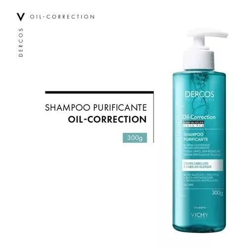 Kit Shampoo + Condicionador Dercos Oil Correction Vichy